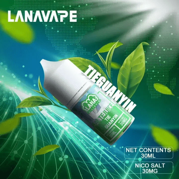 LANA 煙油：尼古丁鹽小菸油・30ml瓶・10款清爽耐抽風味， 台灣現貨